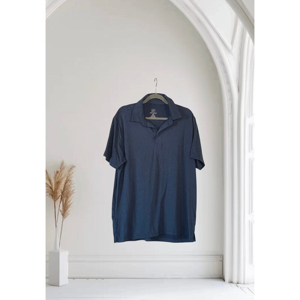 Men’s George Blue Polo Shirt Large 42-44